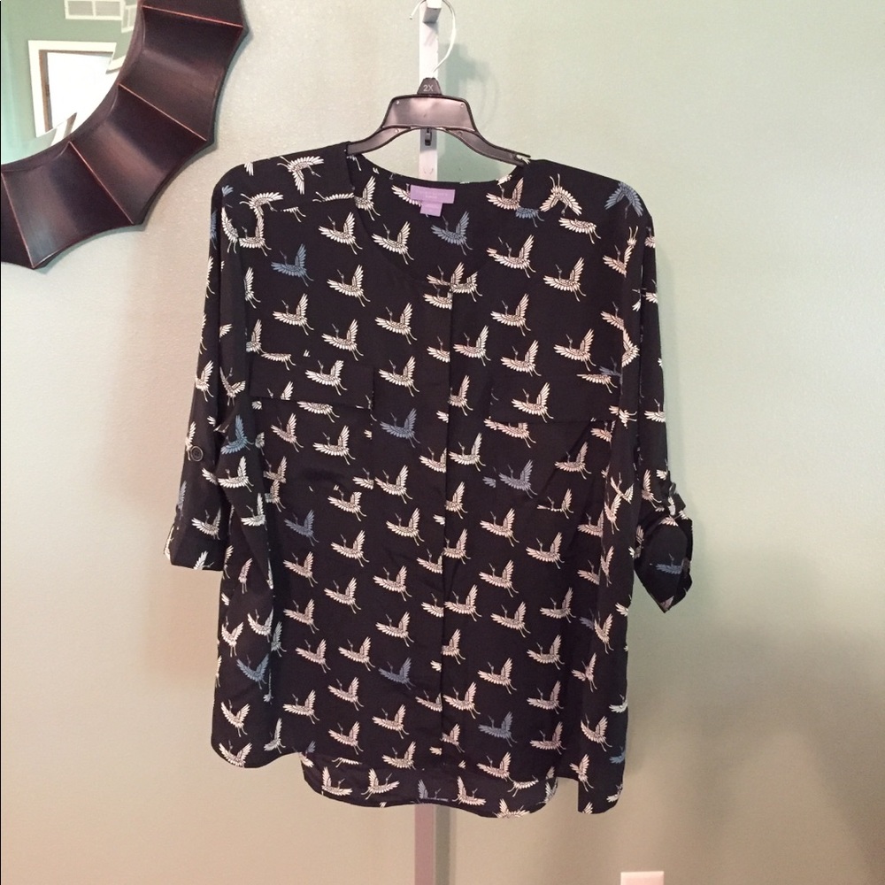 Printed Camp Shirt Black